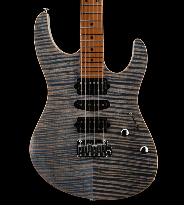 Suhr Modern Plus, Trans Blue Denim Slate, HSH, Maple