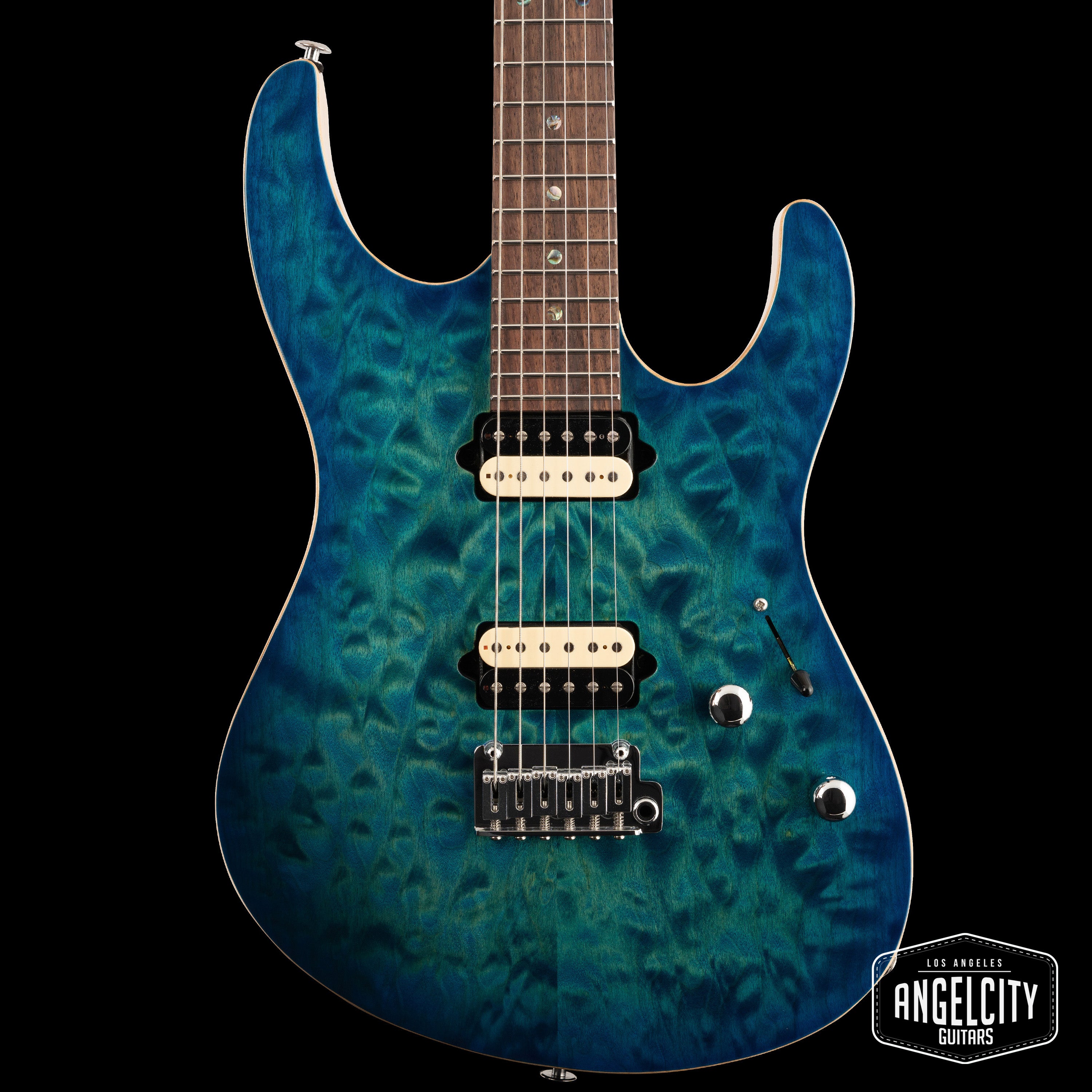 Suhr Custom Modern Aqua Blue Burst