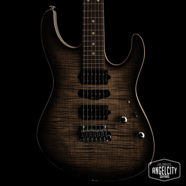 Suhr Modern Plus, Trans Charcoal Burst, HSH, Pau Ferro