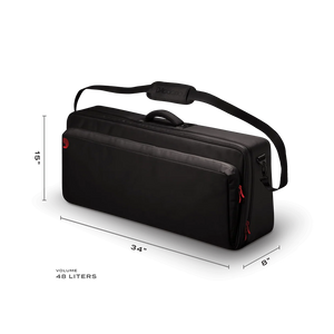 D'Addario XPND Backline Transporters Double Row Pedalboard Transporter Case
