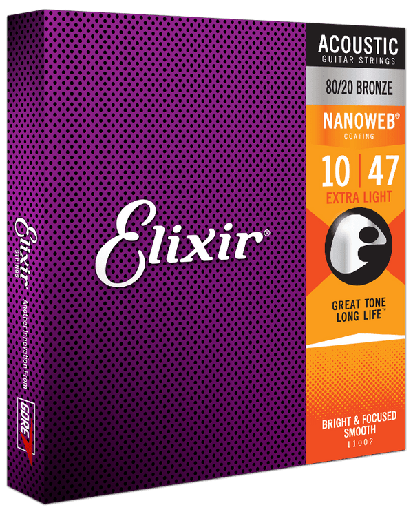 Elixir Acoustic 80/20 Bronze Nanoweb