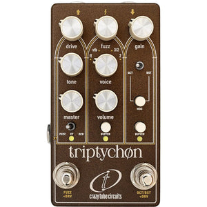 crazy guitar effects pedals Crazy Tube Circuits Triptychon – Angel City Guitars