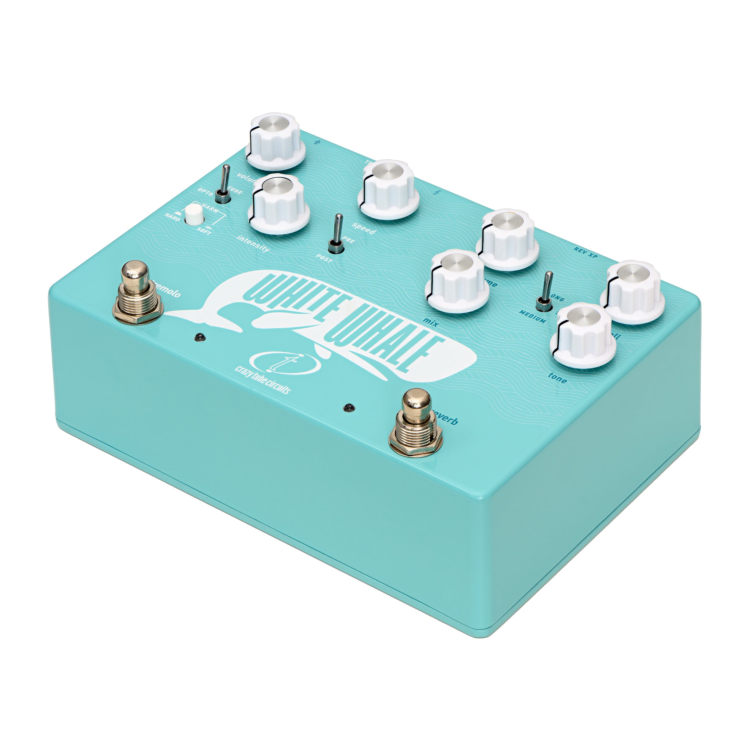 white whale pedal Crazy Tube Circuits White Whale V2 Spring Reverb/Tremolo