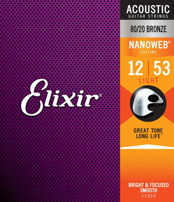 Elixir Acoustic 80/20 Bronze Nanoweb