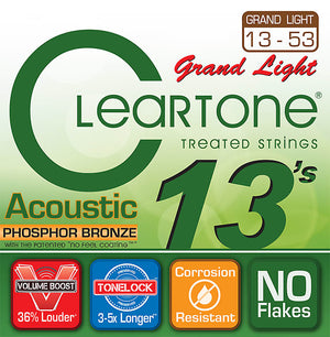Cleartone Phosphor Bronze Acoustic Strings