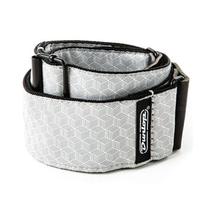 Dunlop Jacquard Cube Hatch Light Grey Strap