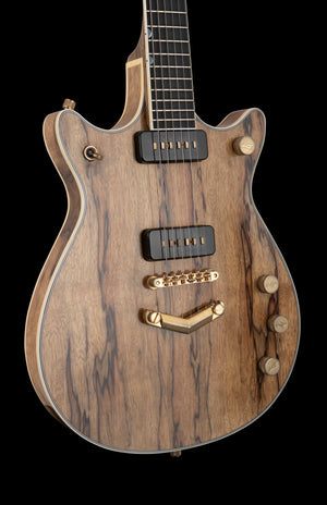 Gretsch G6128CS Custom Shop Double Cut Duo Jet Black Korina Relic