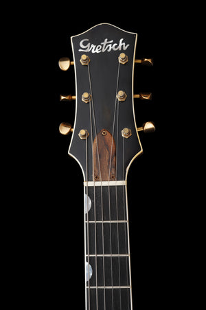 Gretsch G6128CS Custom Shop Double Cut Duo Jet Black Korina Relic