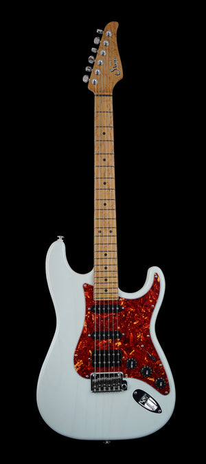 Suhr Limited Edition Classic S Paulownia, Trans Sonic Blue