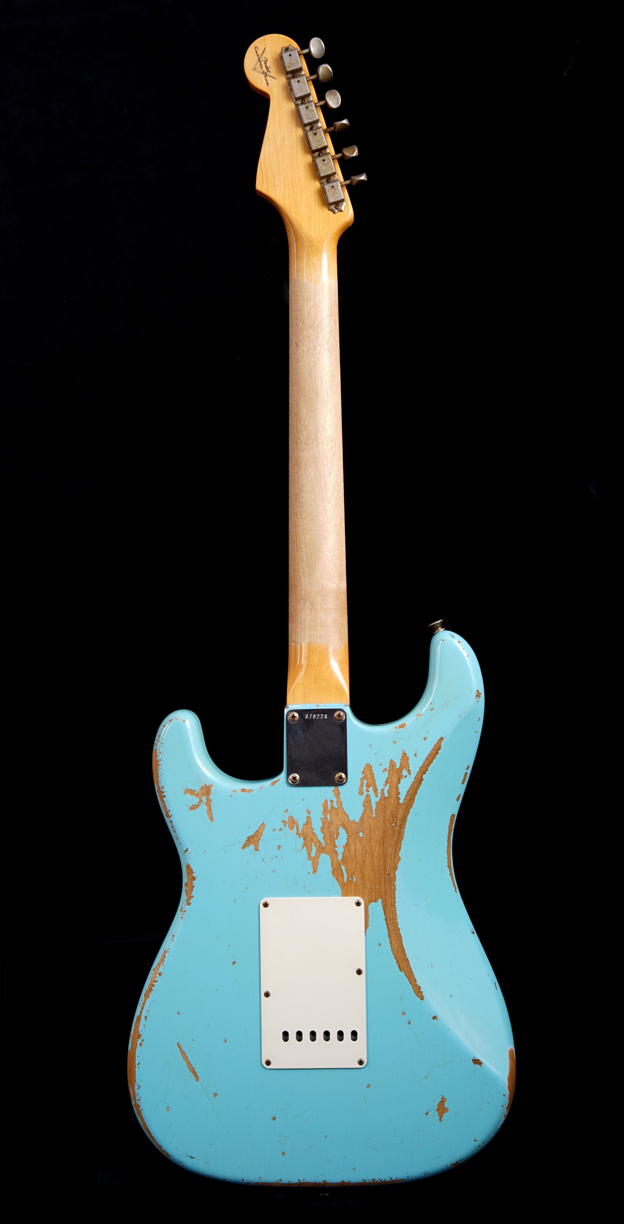 Fender Custom Shop '63 Heavy Relic Stratocaster Daphne Blue Angel