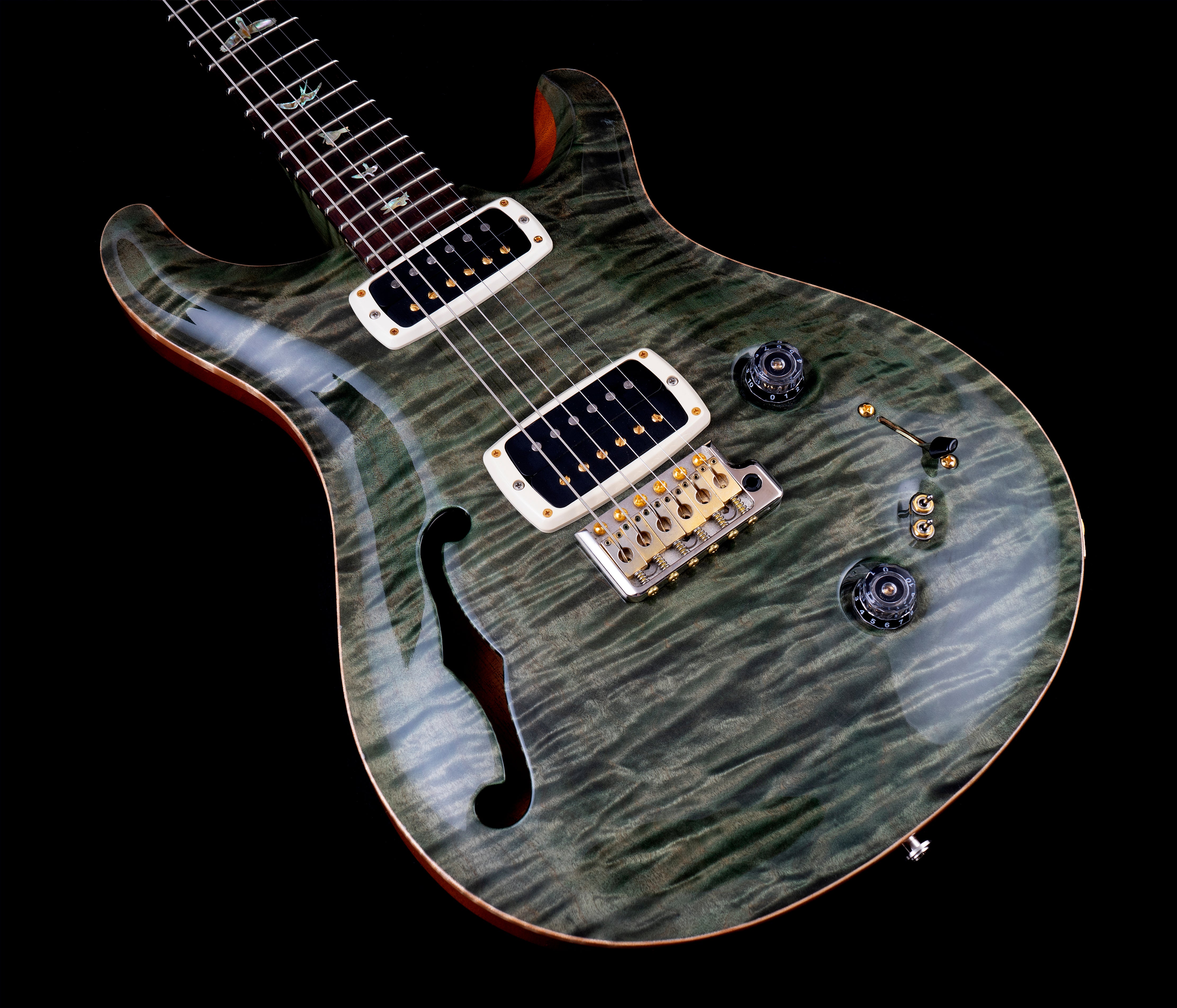 PRS Wood Library 408 Semi-Hollow Artist Package – Angel City Guitars