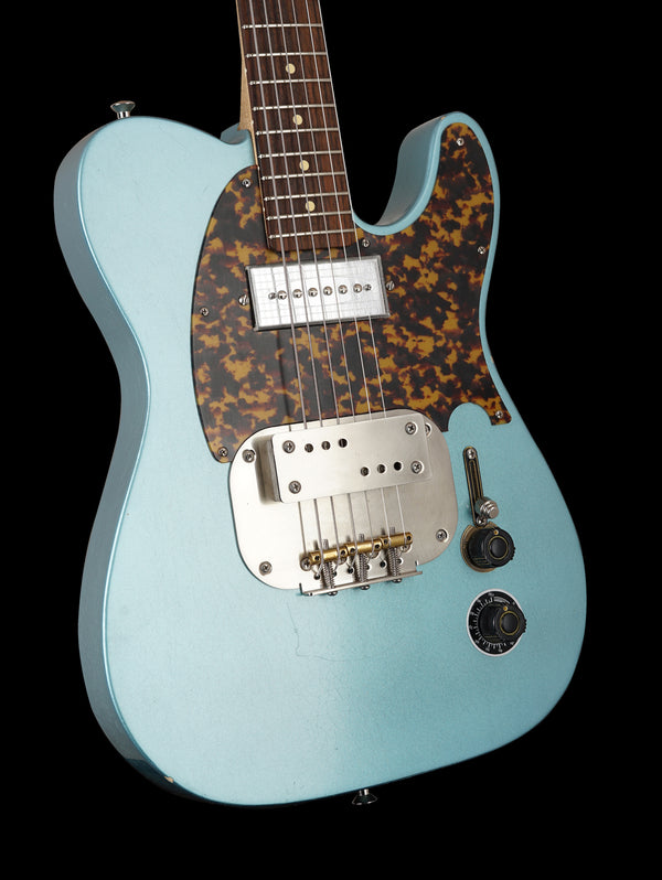 Waterslide T-Style Coodercaster - Ice Blue Metallic