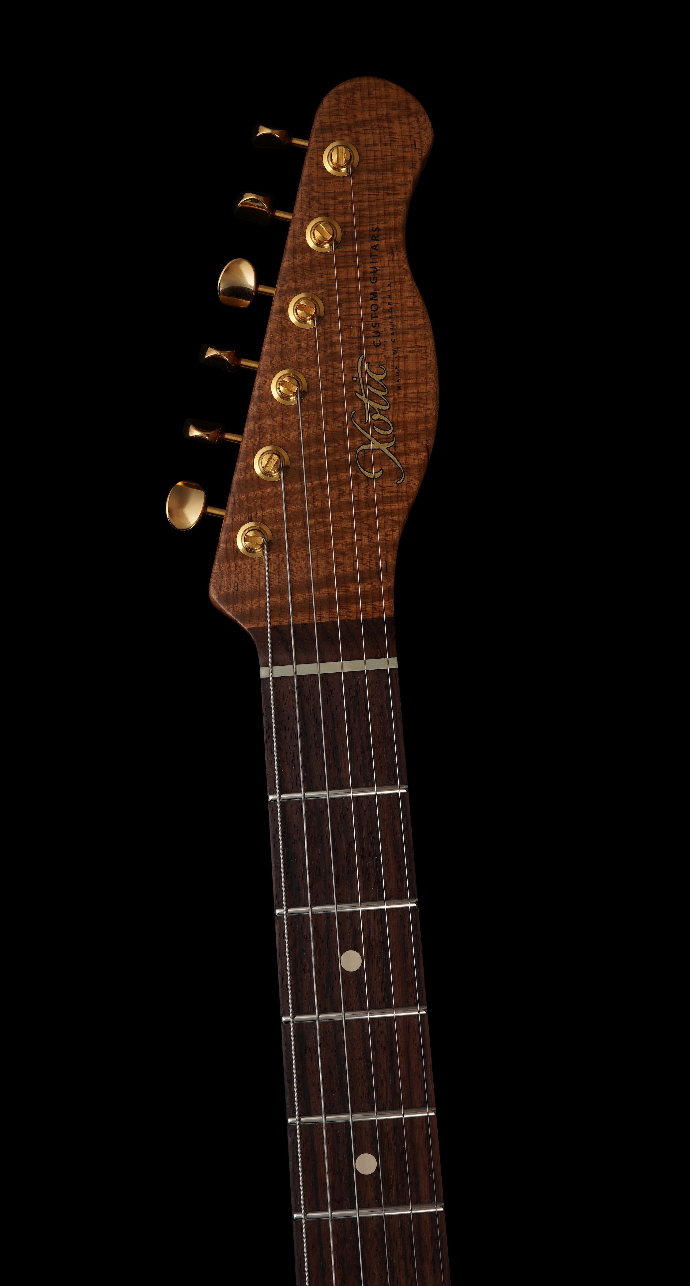 Xotique XTC Tiger Eye Flame Maple Top – Angel City Guitars