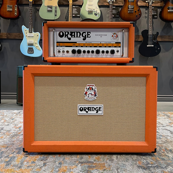 Orange Rockerverb 50 MK I Head and PPC212 Cab Set