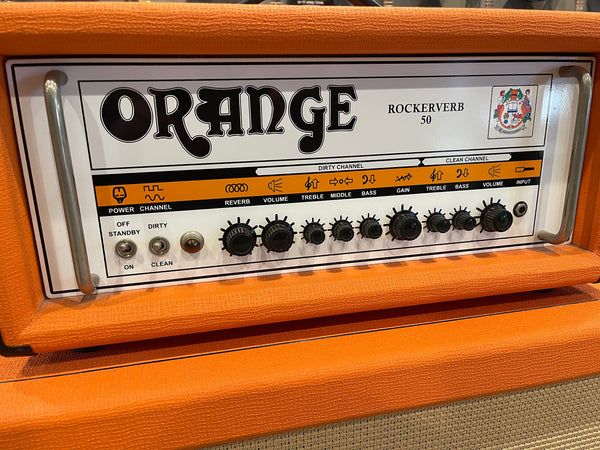 Orange Rockerverb 50 MK I Head and PPC212 Cab Set