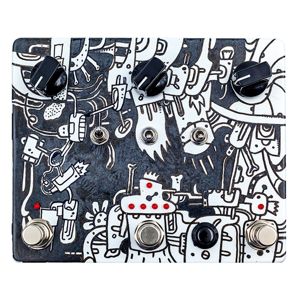 JAM Pedals Delay Llama XTREME Custom Shop Doodle