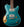 Nik Huber Dolphin II Hollow Body Prototype - NAMM Guitar - Aged Ocean Turquoise