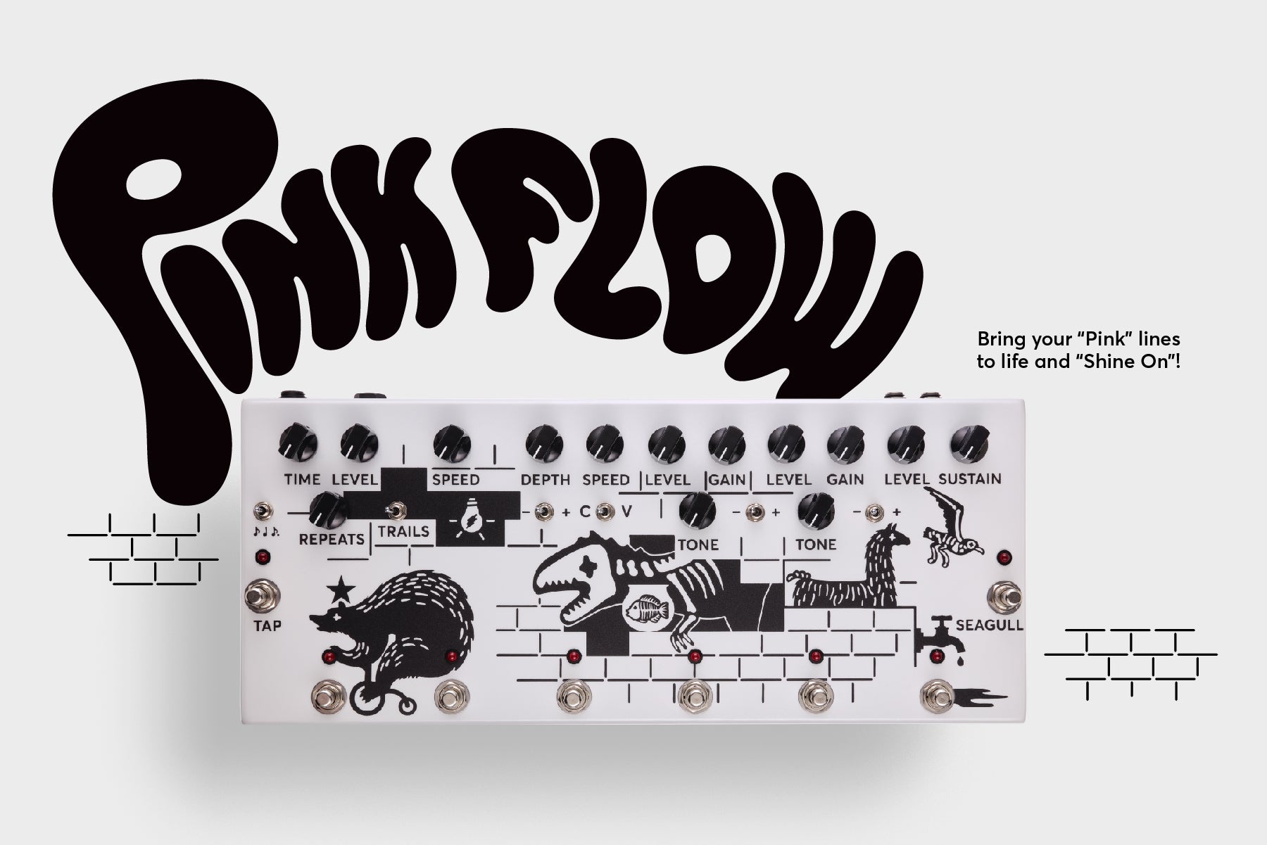 JAM Pedals Pink Flow – Angel City Guitars
