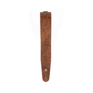 D'Addario Deluxe Leather Guitar Strap, Blasted, Brown
