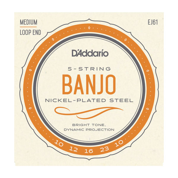 D’Addario Nickel Wound Banjo Strings