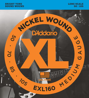 D’Addario XL Nickel Bass Strings
