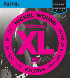 D’Addario XL Nickel Bass Strings